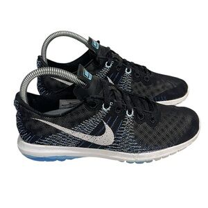 Nike Women’s Flex Fury Running Shoe Sneaker SZ 6.5 Black Blue